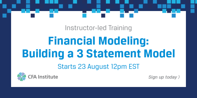 Tile for Financial Modeling Course: Building a 3-Statement Model