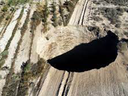 A sinkhole thought to be about 200 metres deep has appeared on a site mined by Canadian company Lundin Mining. In a statement, Lundin said the sinkhole did not affect any workers or community members.