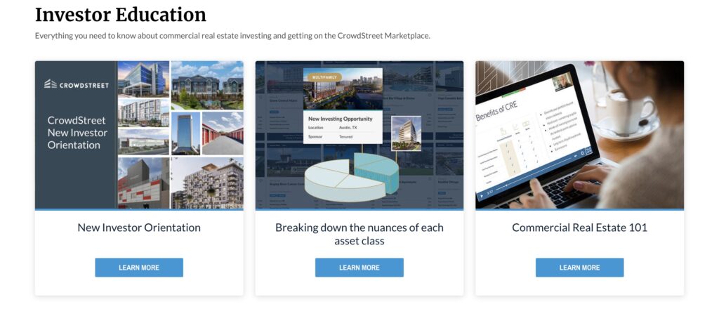 CrowdStreet Review Investor Education