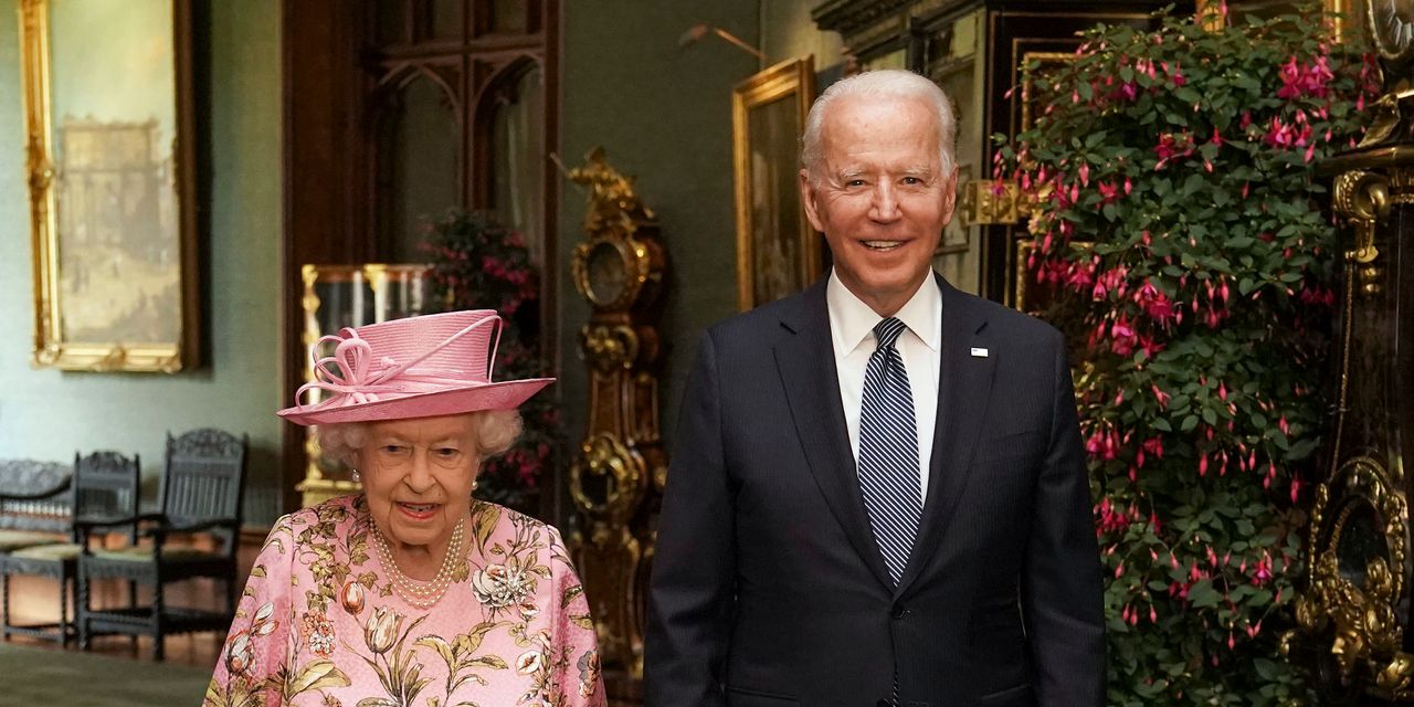 Bidens will fly to U.K. on Saturday for queen's funeral next Monday