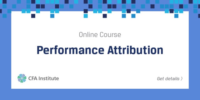 Performance Attribution Professional Learning Course Tile