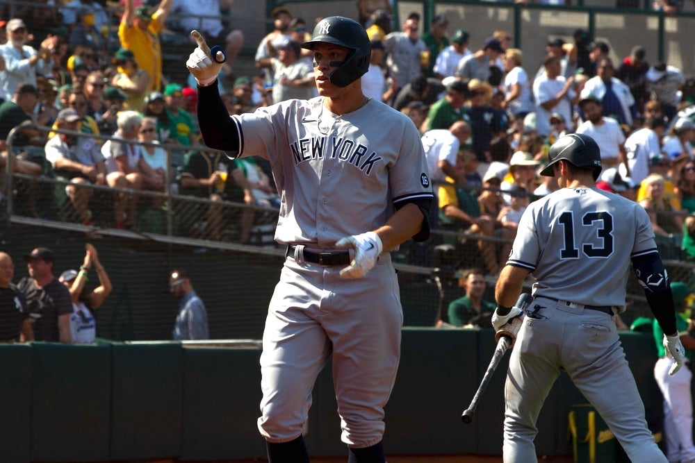 New York Yankees Aaron Judge Home Run Ball Worth Millions Before It's Hit - DraftKings (NASDAQ:DKNG), Flutter Entertainment (OTC:PDYPY)