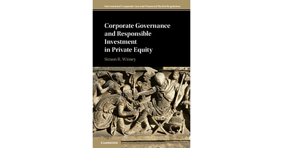 Book Review: Corporate Governance and Responsible Investment in Private Equity