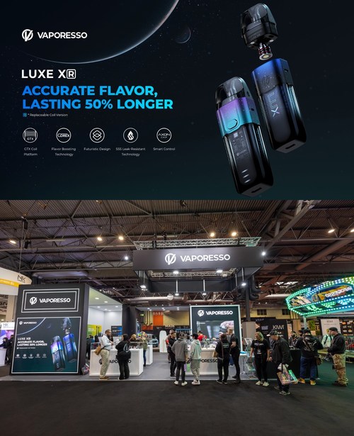 VAPORESSO’s LUXE XR steals the show at UK Vaper Expo