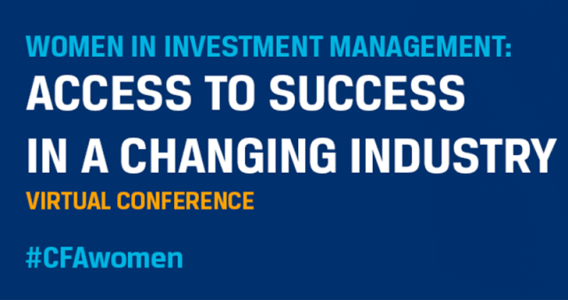 Tile ad for Women in Investment Management: Access to Success in a Changing Industry virtual conference