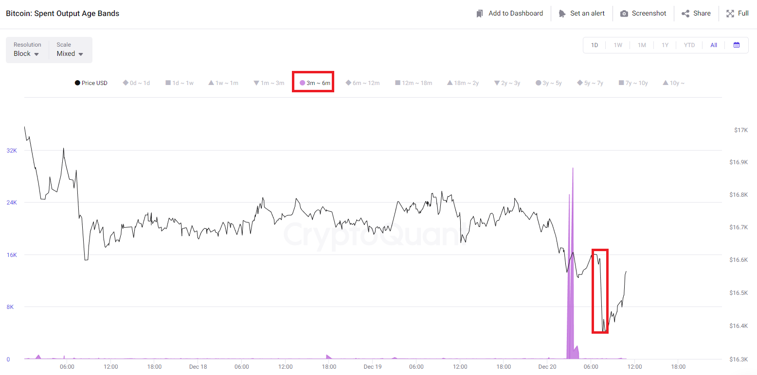 Bitcoin Mid-Term Holder Dumping