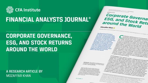 Corporate Governance, ESG, and Stock Returns around the World