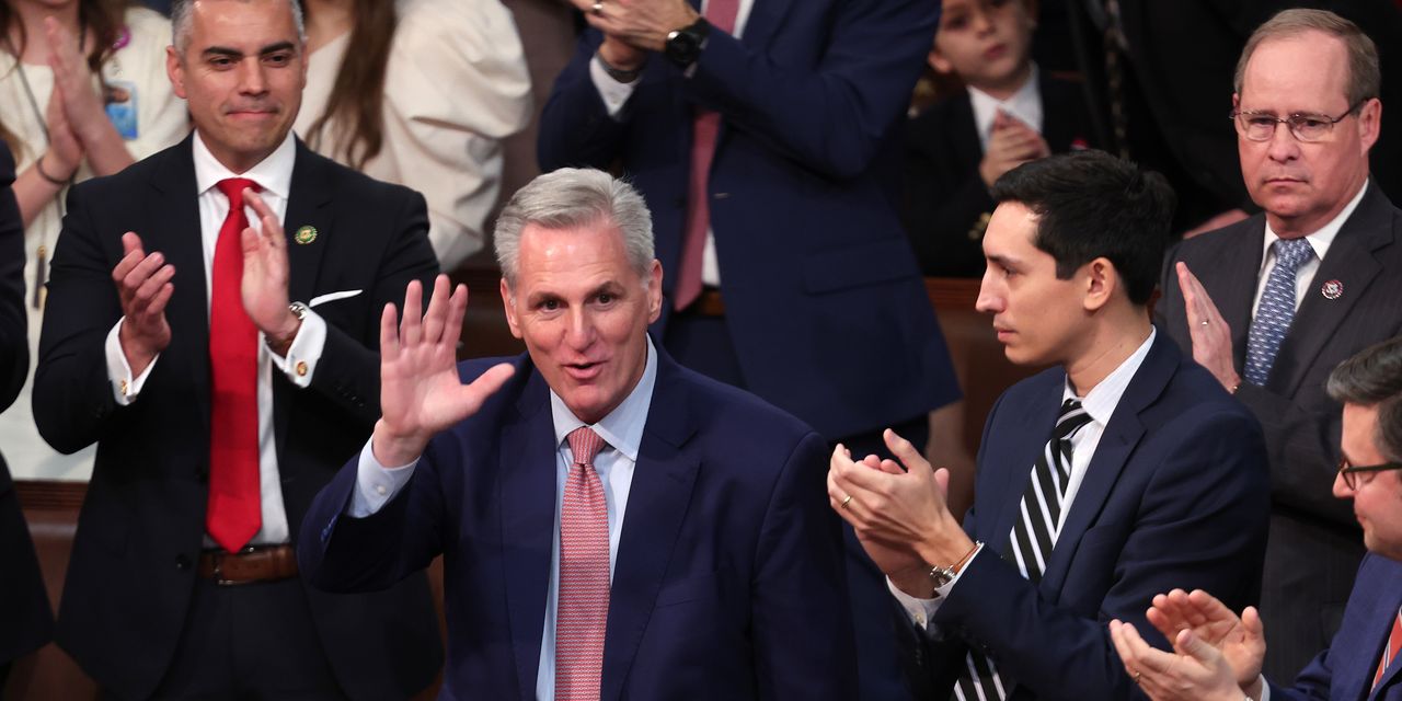 Kevin McCarthy elected House speaker, narrowly prevailing in 15th round of voting